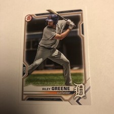 Riley Greene 2021 Bowman Draft #BD-107 Paper Base