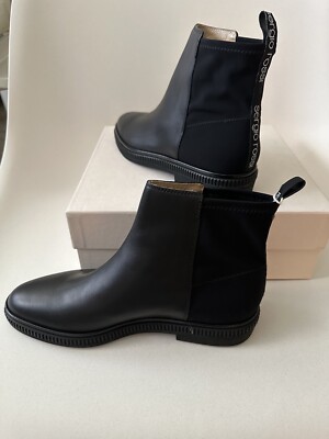 Sergio Rossi Womens Leather Boots Size 40 US 10