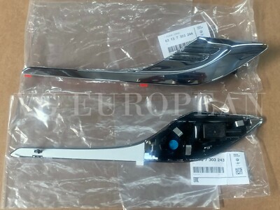 BMW Genuine E89 Z4 LCI Clear LED Fender Side Marker Lights Set