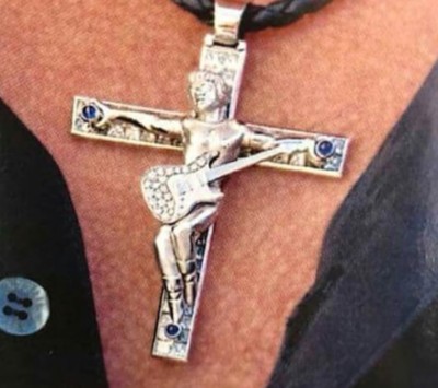 Johnny Hallyday Vie La Croix Johnny Hallyday Bornrockerstore