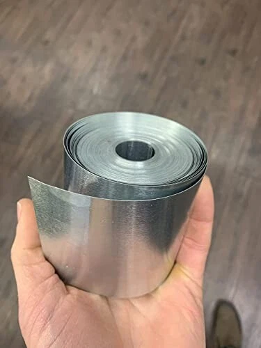 Zinc Armor - 2.5" to 3" Wide Zinc Strip, 1-roll of 50 Feet Made in USA - Picture 2 of 4