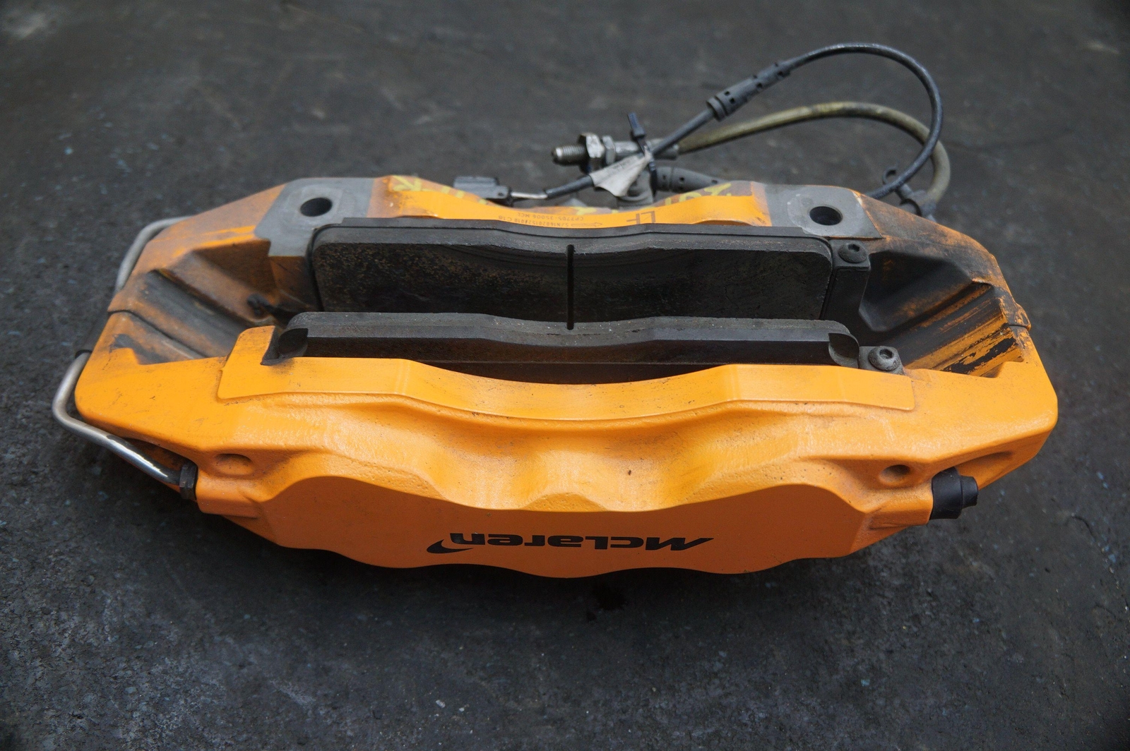 Front Left Driver Side Brake Caliper CCM Orange 11C0063CP.06 OEM McLaren 570S 17