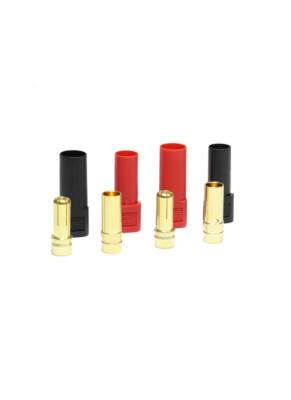 1 Set Connettore Bullet AMASS XT150 6MM Spina Rosso Nero Blu