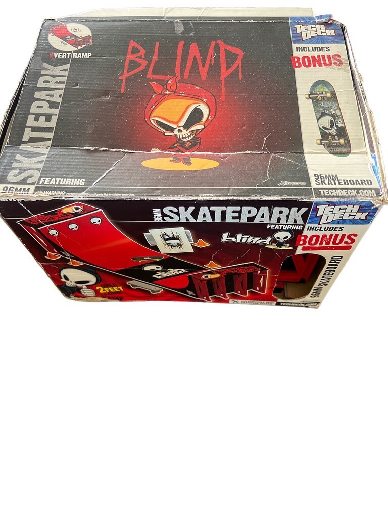 TECHDECK VERT RAMP【World Industries】 Vintage Tech Deck 96mm Skatepark Blind #3808 Vert Ramp in