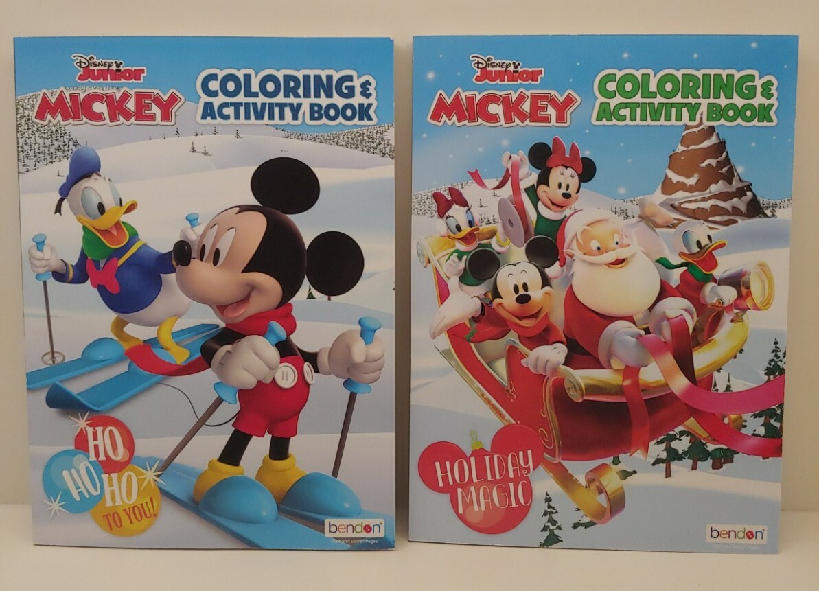 Mickey Mouse Clubhouse Christmas Coloring Pages Disney Christmas