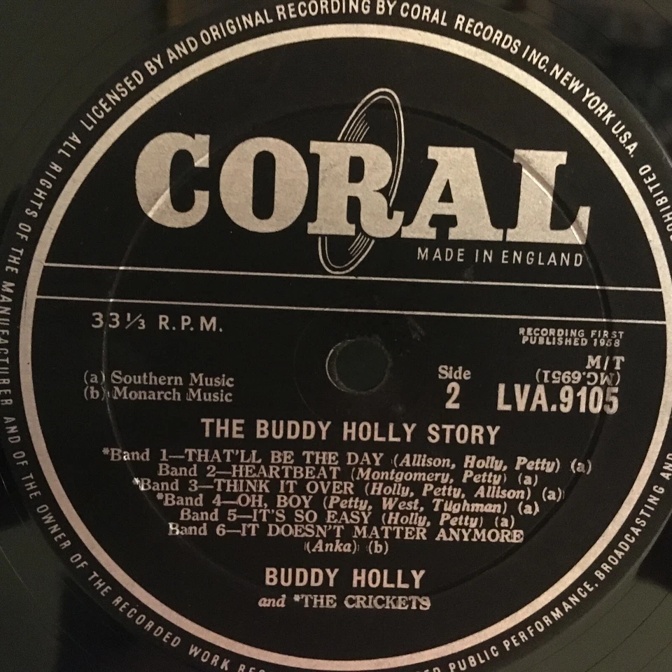 BUDDY   HOLLY         LP    THE BUDDY HOLLY  STORY Foto 4 de 4