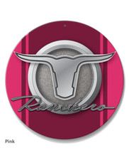 1960 - 1963 Ford Ranchero Emblem Round Aluminum Sign - 14 Colors - Made In Usa