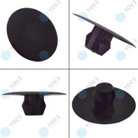 10 X You.S Original Motorhauben DäMmmatte Clips FüR Mitsubishi - Schwarz