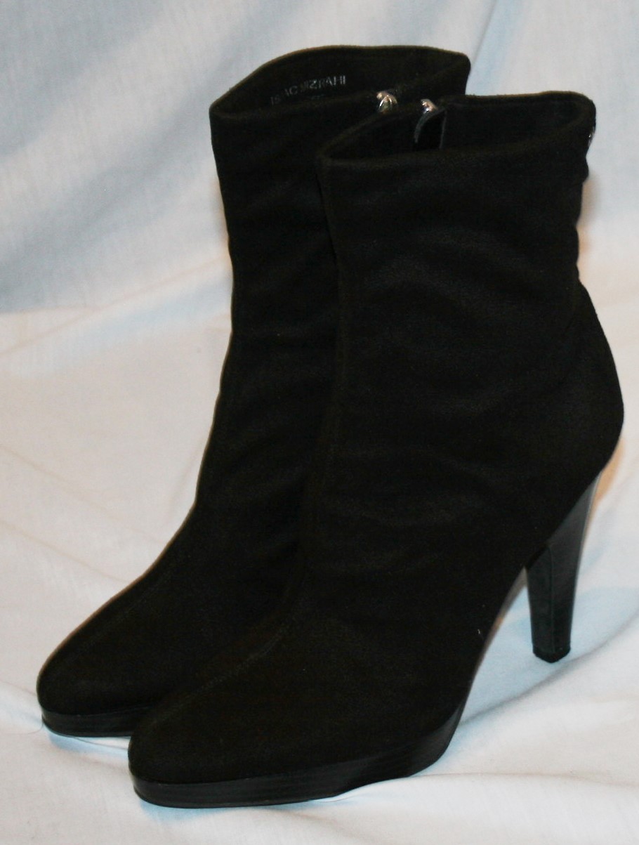 Target Black Ankle Boots Heels 