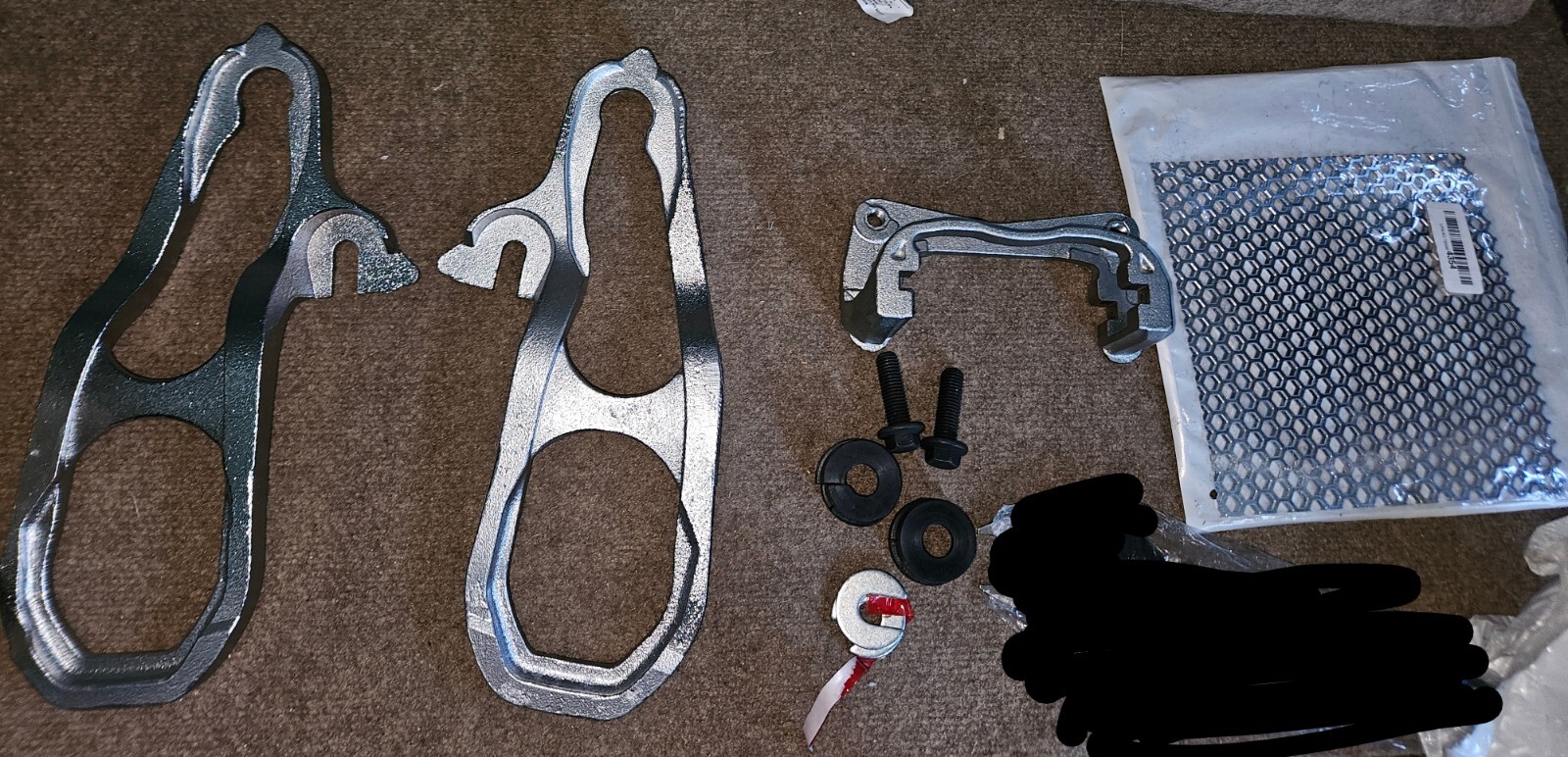 Heavy Duty Front LH & RH Tow Hooks W/ Hardware For Dodge 2019 -2022 Ram 1500 DT - Foto 4