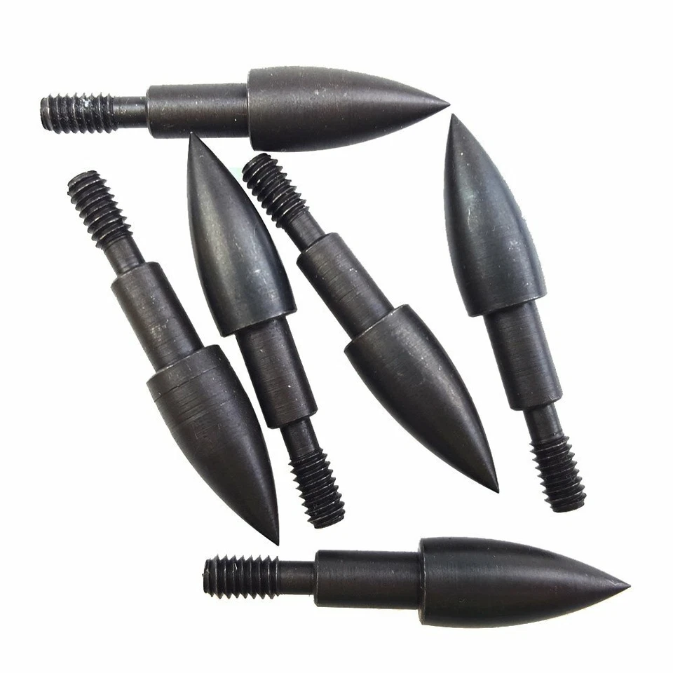 12X Archery 60-100gr Arrowheads Broadheads Bullet Tips Points Target Bow Hunting - Image 2 of 4