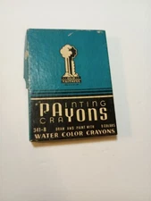 Vintage 1950s "Old Faithful" Painting Crayons No. 341-8 Water Color Crayons