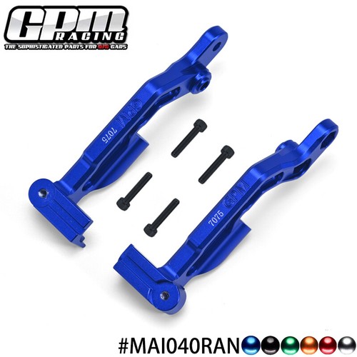 GPM Arrma Tuningteil – Alu-Collar Für Hinterachsträger, Limitless/Infraction, Blau