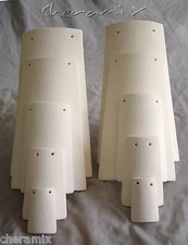 STOCK N. 10 TEGOLE MISURE VARIE IN COTTO BIANCO PRODOTTO IN ITALIA X DECORAZIONE