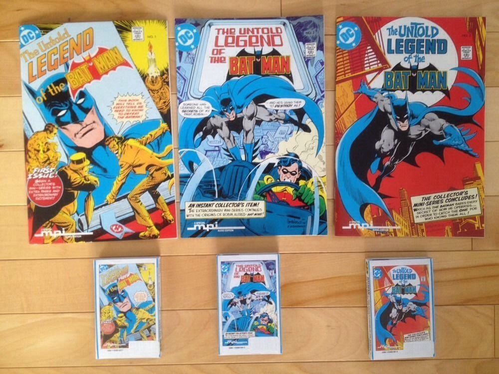 Untold Legend Of The Batman 1-3 With Cassettes 1980 | eBay