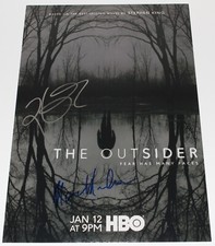 MARC MENCHACA & PADDY CONSIDINE SIGNED THE OUTSIDER HBO SHOW 12x18 POSTER w/COA