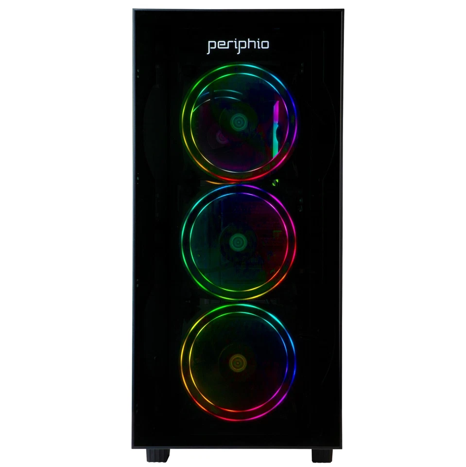 Periphio Terra Gaming PC Ryzen 5 5600G Radeon Vega 7 16GB DDR4 1TB SSD Computer - Image 4 of 4