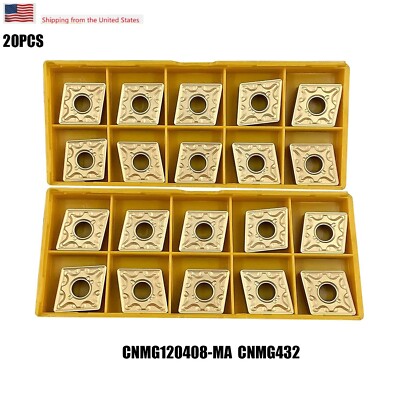 20pcs CNMG432 Aluminum Inserts – CNMG120408-HA H01 Carbide Turning Inserts - View #4