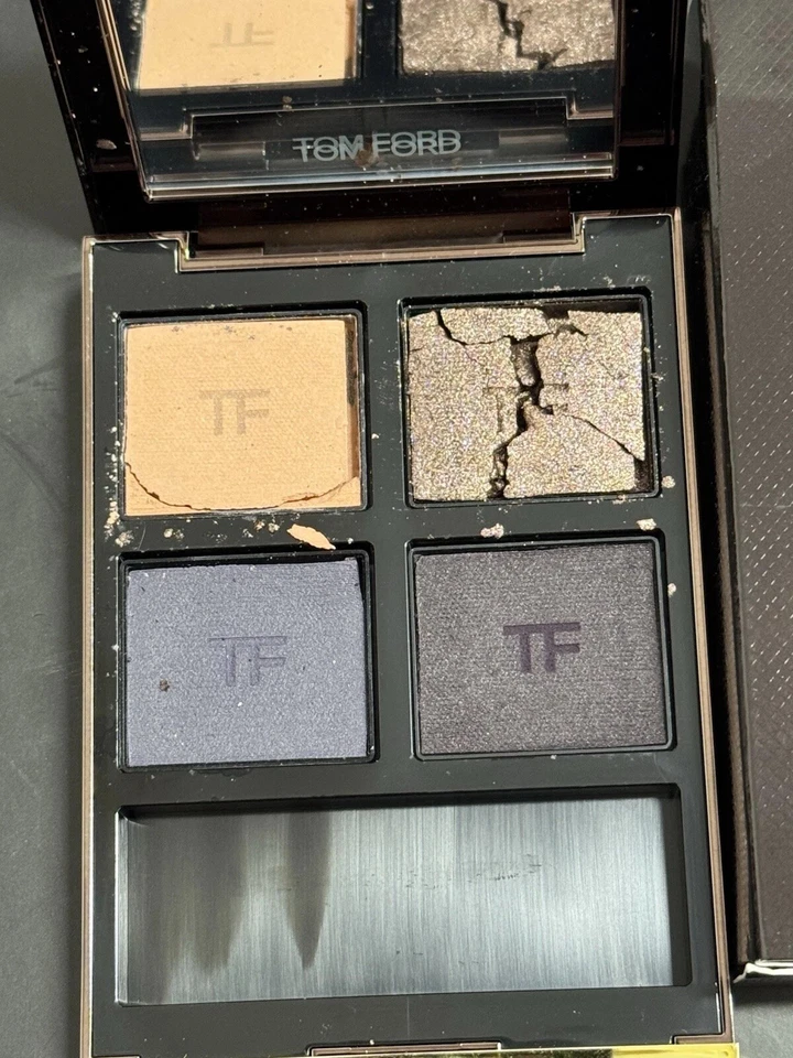 Tom Ford 45 ICONIC SMOKE   Quad Creme Eye Shadow Palette 0.18 OZ | damaged - Image 3 of 4