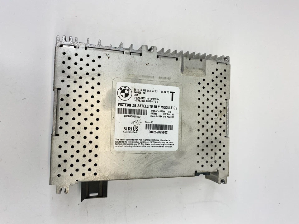 BMW 530i 2004-2007 módulo receptor de satélite unidad DLP G2 65126948064 FABRICANTE DE EQUIPOS ORIGINALES Foto 4 de 4