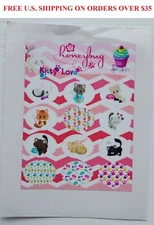 Honeybug MAGNETIC reborn doll PACIFIER Kitty Love sheet 12 decals