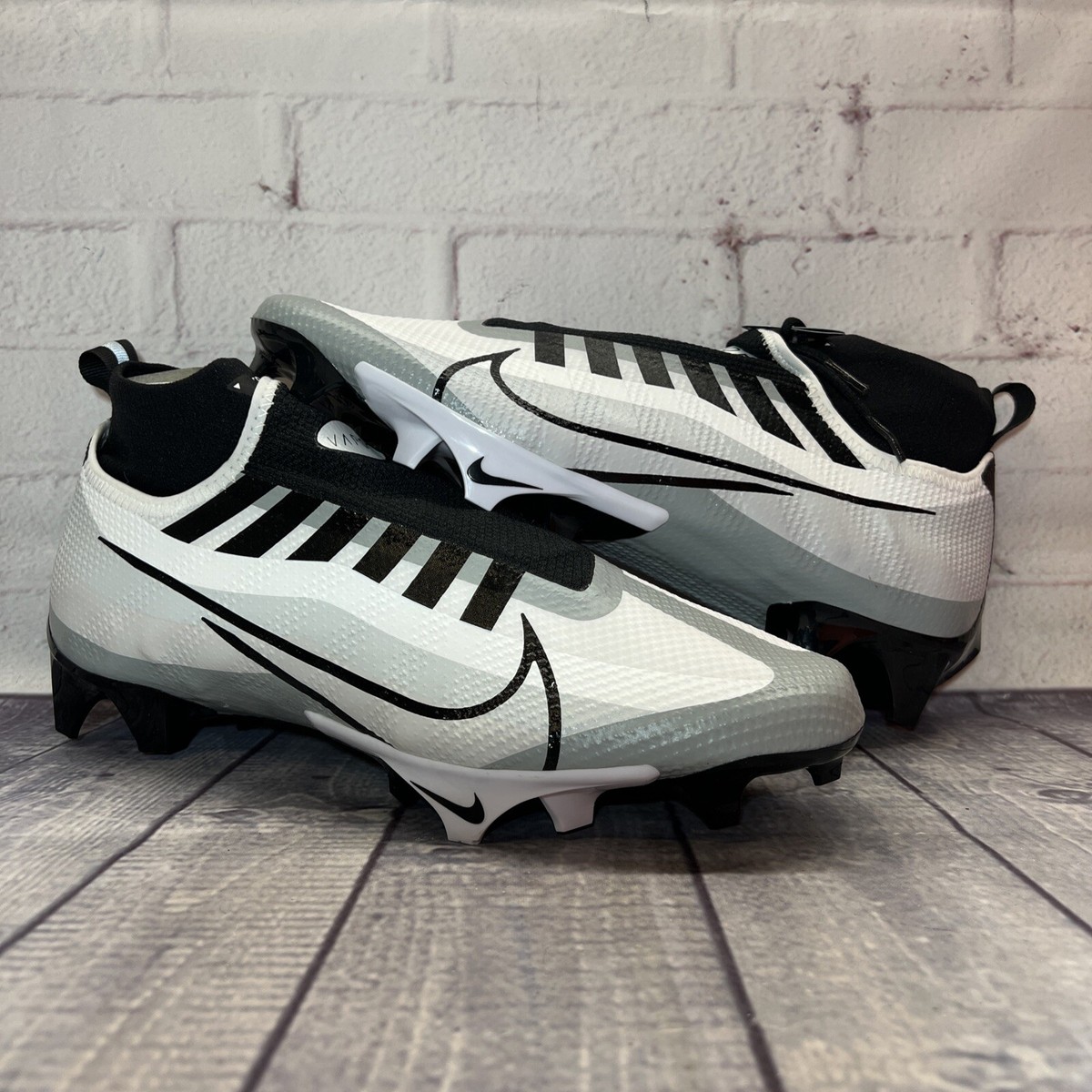 Nike Vapor Edge Pro 360 White Black Football Cleats DQ3670 