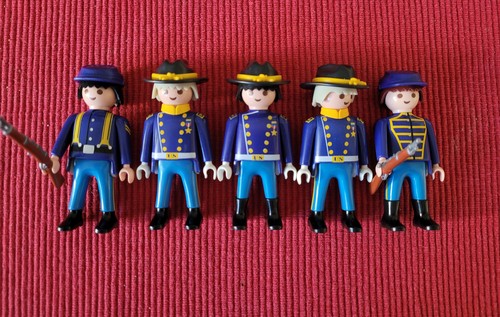 Playmobil ++ Nordstaatler Soldaten ++ ACW Western Sammlung Konvolut - Bild 2 von 6