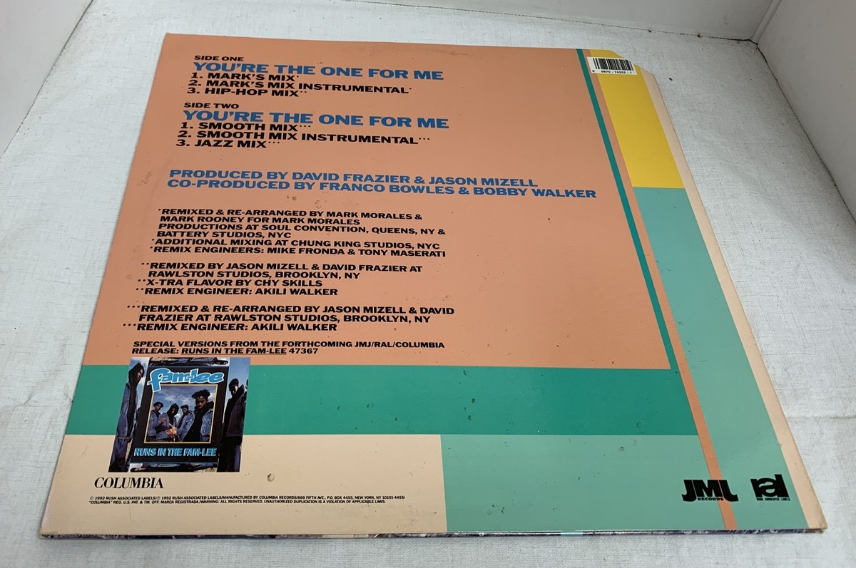 Fam-Lee You're The One For Me Vinyl 12