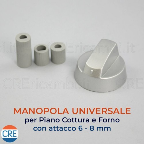 Manopola + Attacco 6-8 mm Grigio Forno Universale ARISTON INDESIT | eBay