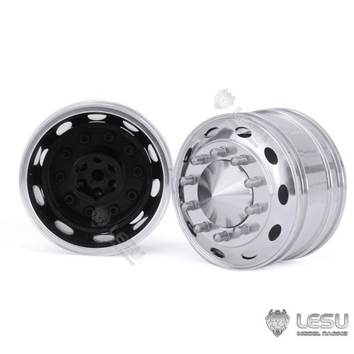 LESU Hexagon Brake Metal Front Wheel Hub For 1/14 Tamiye RC Truck Car Model Part - Picture 2 of 11