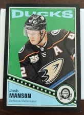 2019-2020 O-Pee-Chee Black Border Josh Manson #185 - 033/100