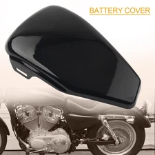 Battery Side Cover Fit for Harley Sportster 883 1200 XL883 2004-2013 Left Black