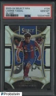 2023-24 Select FIFA Soccer Silver Prizm #124 Lamine Yamal RC Rookie PSA 10