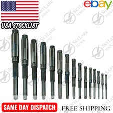 15PCS Adjustable Hand Reamer Set HV-H11 Carbon Steel 1/4" to 1-1/16" Expanding