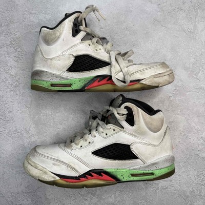 Size 6.5Y - Jordan 5 Retro Poison Green (GS) *pre-owned* SIZE 6.5Y 440888-115 Pr