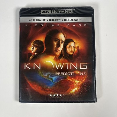 Knowing (2009) 4K UHD Blu Ray Nicolas Cage Sealed