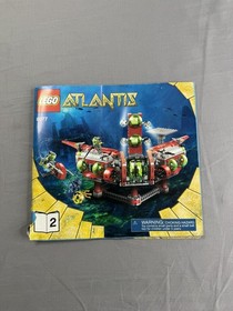 LEGO Atlantis Instruction Manuals & Club Magazines Lot, Set 7985, English
