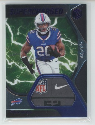 2020 Elements #SC-27 Zack Moss Supercharged Hydrogen 1/1 Laundry Tag Patch