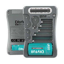 Universal Battery Tester with LCD Display, Multi Purpose Small Battery Checker f