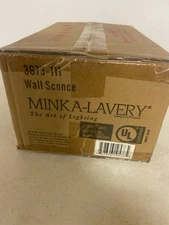 Minka Lavery 3673-111 Vortic Flow 3 Light Wall Sconce, Dark Bronze/Mosaic Gold