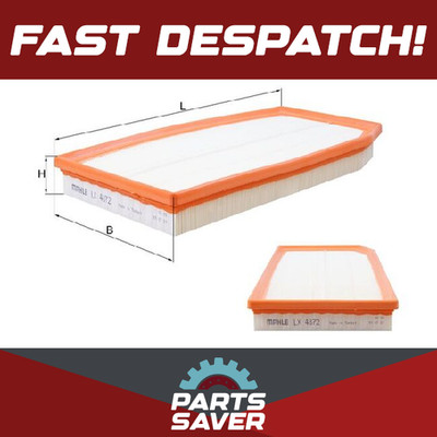 Air Filter fits MERCEDES C300EQ 2.0 2019 on M264.920 Mahle 2640940100 Quality