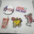 VINTAGE LOT OF 5 COCA-COLA REFRIGERATOR MAGNETS - Polar Bear, Metal, Sun Rubber