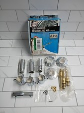 1pk Danco 39620 Tub/Shower 3-Handle Remodeling Trim Kit in Chrome for Sayco