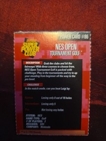 Nes Open Tournament Golf - 1992-95 Nintendo Super Power Club #86