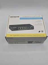NETGEAR GS305P 5-Port PoE Gigabit Unmanaged Switch 63W Desktop Wall Mount Black