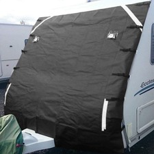 Towing Cover Caravan Waterproof RV Front with LED Lights Universal Heavy-Duty