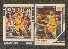 (2) 24/25 Obi Toppin; Donruss#168, Hoops #193