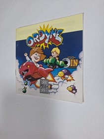 Ordyne NEC TurboGrafx 16 Duo Case And Manual Only- No Game