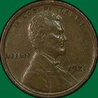 1921 Lincoln Wheat Cent Almost Uncirculated AU Coin #40907
