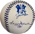 Reggie Jackson Signed Yankees Logo OAL Budig Baseball BAS Witness Auto HOF